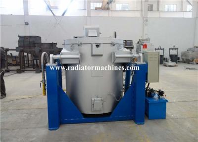 China Oil Fired Metal / Aluminum Melting Furnaces With Pipe Burning System 350KG for sale