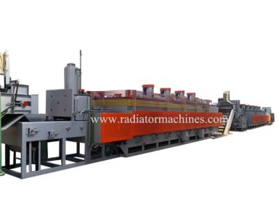 China Large Capacity Gas Mesh Belt Conveyor Furnace For Screws And Nails 1000kg / Hour for sale