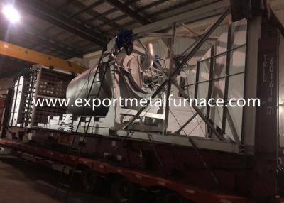 China 2000KGS Rotary Metal Melting Furnace Energy Saving Gas Fired Lead Scrap for sale