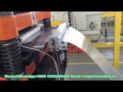 Aluminum Lanced offset fin press stamping machine