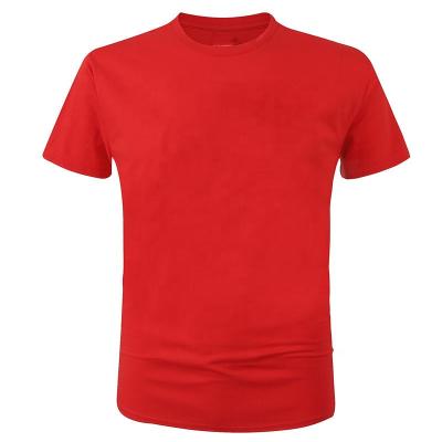 中国 Logo Printing Embroidery Short Sleeve T Shirt Custom T Shirt Men Organic 販売のため