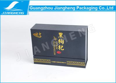 China Magnetic Closure Noble Perfume Box Packaging For 3 Sets Perfume Glass Bottles for sale