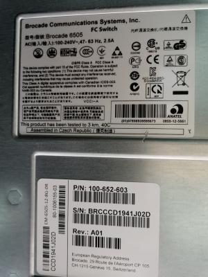China compatibilidade eletrónica portuária ativa Connectrix DS 6505B de DELL do interruptor do SAN de brocado de 16Gb SFP+ 8 à venda