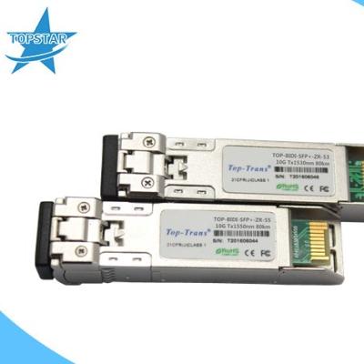 China Finisar 10G SFP BiDirectional Transceiver 80Km SFP Module LC Connector for sale