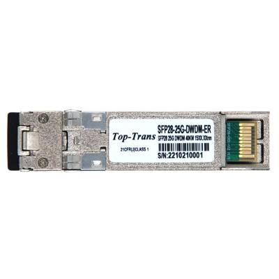 China TOP-Trans 25G DWDM SFP+40KM C Band L Band Optical Switch Transceivers 50ghz 100ghz for sale