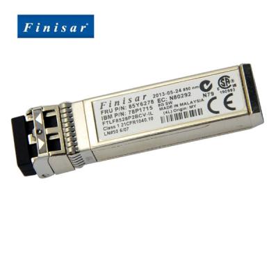 中国 オリジナルのFINISAR FTLF8528P2BCV SFP+ MMF 850NM 8.5 Gb/s 短波長 SFP+トランシーバーモジュール 販売のため
