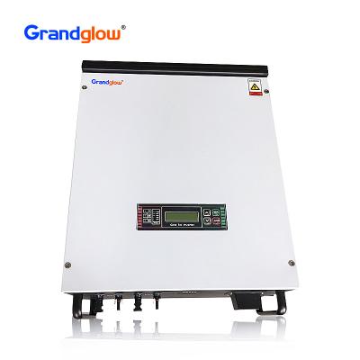 China GRANDGLOW MPPT 8KW 1 PHASE 220V 230VAC ON GRID TIE INVERTER FOR HOME SOLAR POWER SYSTEM for sale