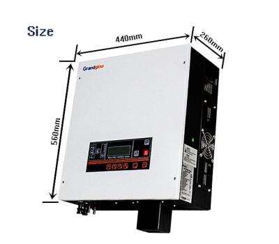 China 5KW Grandglow photovoltaic grid connected three-phase inverter 5KW output 220V pure sine wave high efficiency for sale