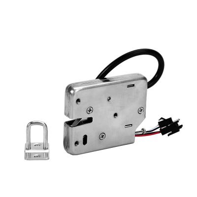 China Solenoid Cabinet Lock Electronic Flush Mount SUS 430 With Zinc Alloy Nickel Plating for sale