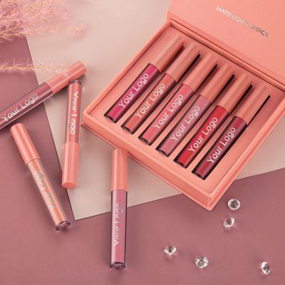 China Cosmetic Makeup Long Lasting Waterproof Matte Lipstick Gift Set for sale