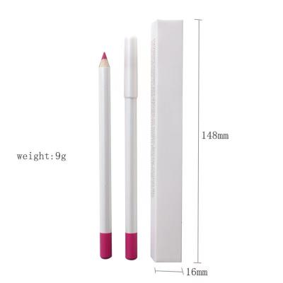 China Glatter wasserdichter Lippenzwischenlagen-Bleistift-multi farbiges kundengebundenes Logo zu verkaufen