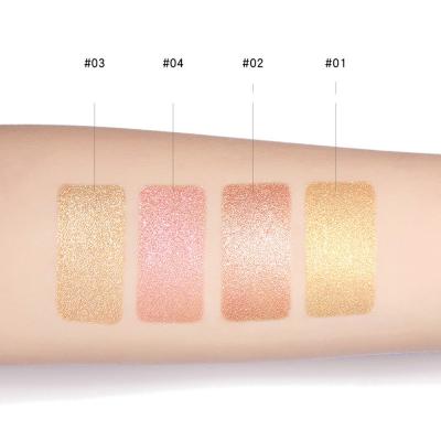 China Private Label Glow Makeup Highlighter Palette , Baked Highlighter Powder for sale