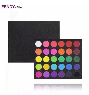 China Custom Logo Rainbow Eyeshadow Palette Waterproof 30 Colors Makeup Pallet for sale