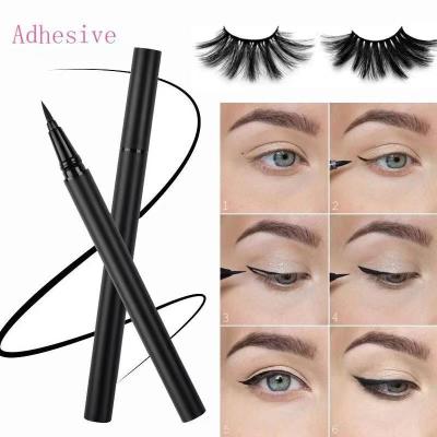 China High Pigment Matte Eyeliner Waterproof Adhesive Eyeliner Pen for sale