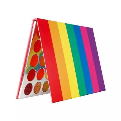 中国 日常生活の虹の目の構造のアイシャドウの防水カスタマイズされたロゴ 販売のため