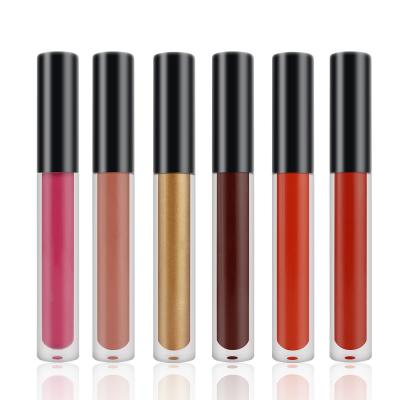 China Mineral Glitter Long Lasting Lipstick Private Label Customezied Logo for sale