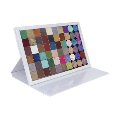 China 60 Colors Eye Makeup Eyeshadow  Black / White Magnetic Eyeshadow Palette for sale