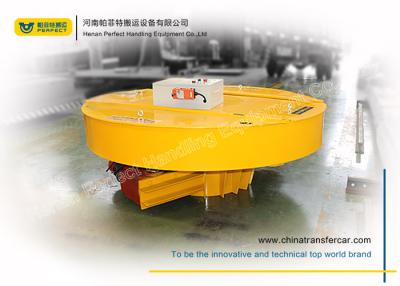 China Steel Industry Rail Turntable Heavy Transfer Traverser For Material Turnover for sale