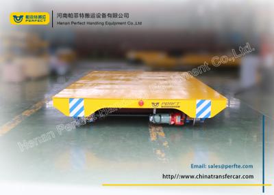 China Metal Handing Battery Transfer Cart  Battery Steerable Transfer Bogie On Rail for sale