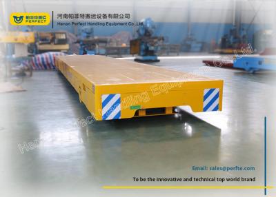 China Steel Pallet Transfer Carts Railroad Handling Vehicle Motor Trackless Flat Dolly for sale
