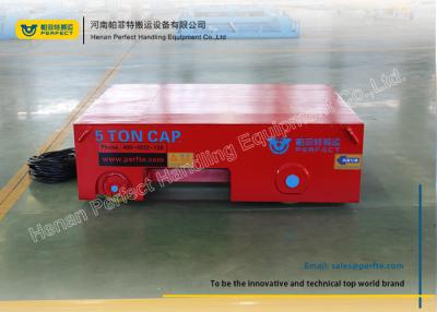 China Red Industry Railroad Trailer Forklift Towing Cable Vehicle Big Load Capacity for sale