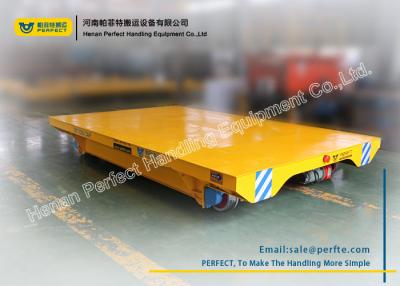 China Conductor Rail Powered Die Transfer Cart Platform Track Carrier PLC Control for sale