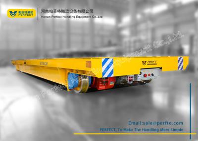 China Large Capacity Rail Battery Transfer Cart Carriage with Casting Wheels for sale