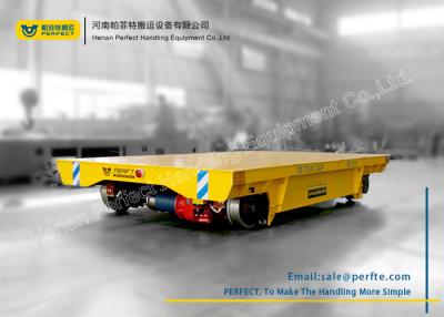 China Angle Box Wheel Rail Powered Transfer Carts For Bridge Girder Transport for sale