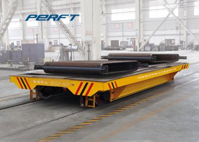 China Heavy Load Electric SGS Rail Transfer Cart With Remote Control System for sale