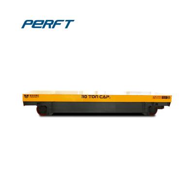 China Heavy Load 300t Rail Transfer Trolley Metallurgical Plant Motorized Metal Handler for sale