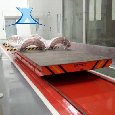 China Towing 10t Goods Handling Electric Transfer Cart For Factories for sale