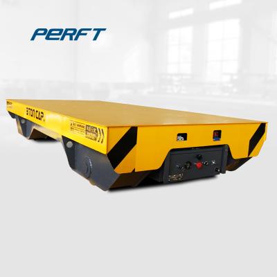 China Low Bed Track Electric 300ton Coil Transfer Trolley Powered By Battery for sale
