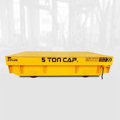 China Heat Resistant Steel Coil Transfer Trolley Low Voltage Operated Electric for sale