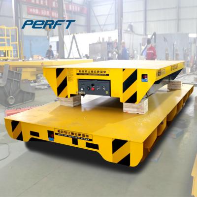 China Heavy Load Steel 30t Coil Transfer Trolley Steerable Cable Device With Optional Controls for sale