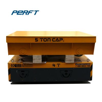 China Platform Electric Material Coil Transfer Cart Battery Operated 20t for sale