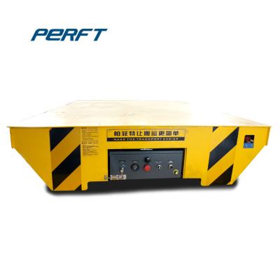 China Industry Heavy Coil Transfer Trolley Die Carton Rails Wireless Remote Control for sale