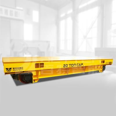 China Transfer Bogie Battery Powered Cart Steerable 15 Ton Capacity for sale