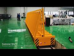 1-50 Ton Battery Power Ladle Transfer Cart Factory Heavy Metal Handing