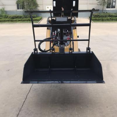 China Clip bucket Bucket with Grabble For Mini Skid Steer loader for sale