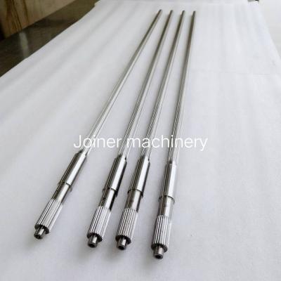 China Twin Screw Shaft Plastic Extruder Screw Design Extruder Screw Parts DH2F Material for sale