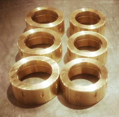 China ZSE110 Aluminium Bronze Distance Rings  Extruder Machine Parts for sale