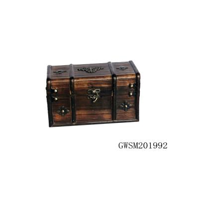 中国 20*11.5*12.5 Firwoodは開拓された木製の貯蔵の箱を磨いた 販売のため