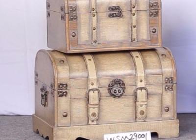 China Europe Style 1L MDF L41 Reclaimed Wood Storage Trunk for sale