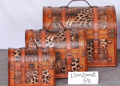 China Wooden Suitcases  Plywood + Pu   Yellow   S/3   58x39.5x63/4 for sale
