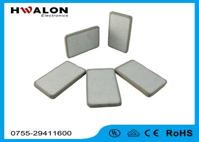 China Rectangle PTC Ceramic Heater Thermistor , Ceramic Resistor Heater Chip for sale