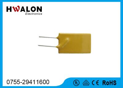 China Thermal PPTC Resettable Fuse Thermistor 0.1-30A Yellow Radial Lead Type For Phones for sale
