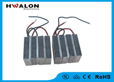 China 220V / 240V 400W PTC Air Heater , Electric Heating Element Square Size & Lead for sale