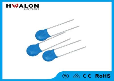 中国 直径10mm 10Dシリーズ471kまっすぐな鉛の金属酸化物バリスターの広い作動の電圧範囲の青い色 販売のため