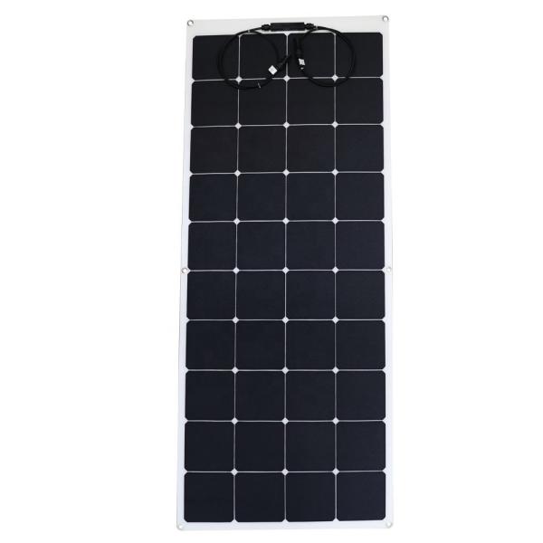 Quality Home 100 Watt 12v Semi Flexible Solar Panels ETFE Sunpower 130W 150W 200W for sale