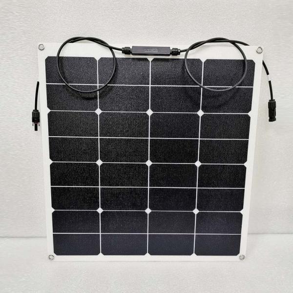 Quality Ultra Thin Flexible Cell Solar Panel 50w 55w 60w 100w 110w For RV Boats Roof for sale